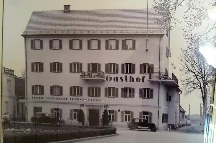 Historische Ansicht des Hotels Rainer