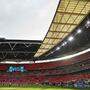 Im Wembley-Stadium wird am Samstag gespielt