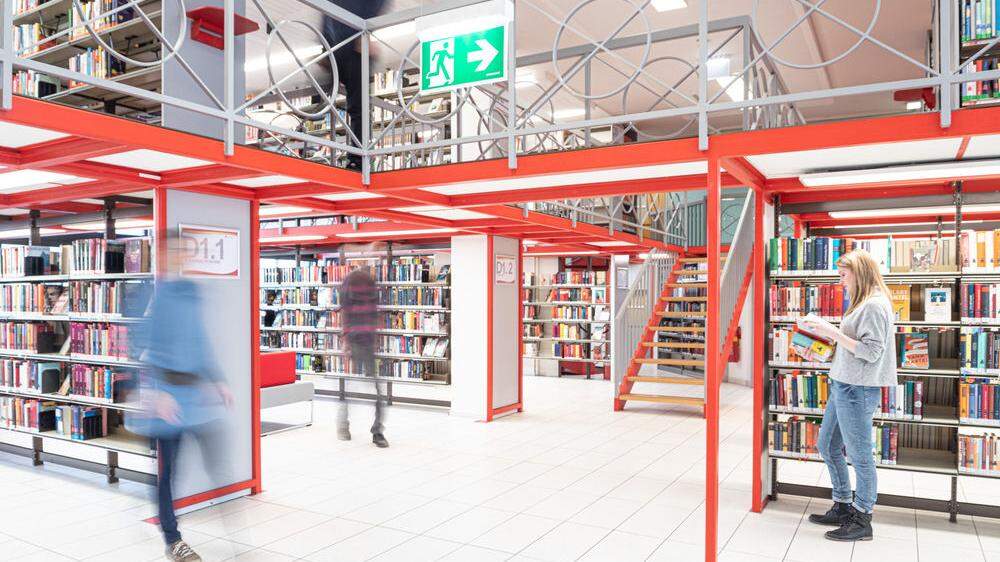 Die AK-Bibliothek Klagenfurt verzeichnete 2020 56.000 Besuche