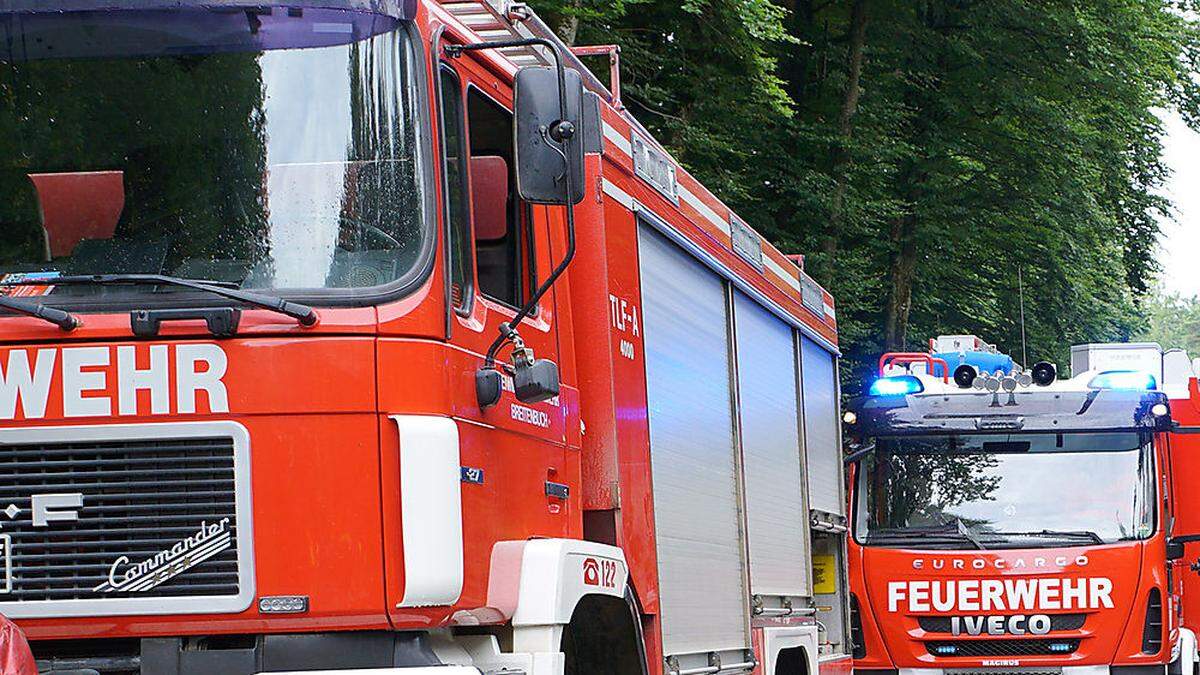 Zwei Feuerwehren waren im Einsatz