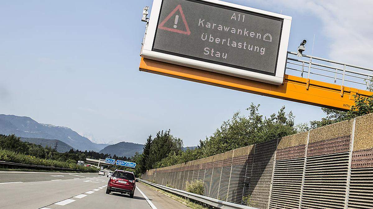 Überlastung beim Karawankentunnel