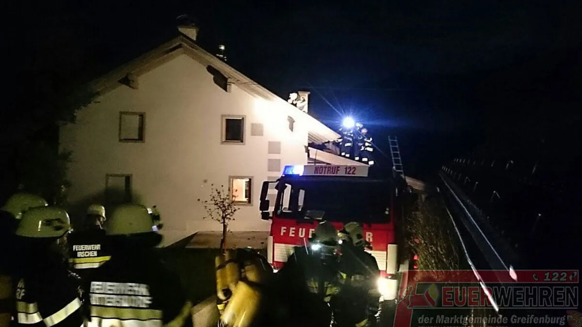 70 Feuerwehrleute befanden sich im Löscheinsatz