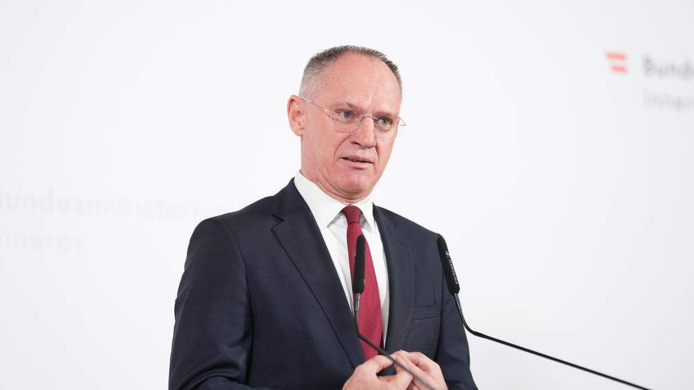 Innenminister Gerhard Karner 