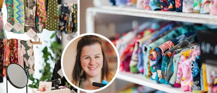 Vor zehn Jahren begann die Kirchbacherin Verena Egger zuhause Kinderkleidung zu nähen