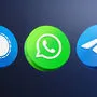 Konkurrenten: Signal, WhatsApp, Telegram