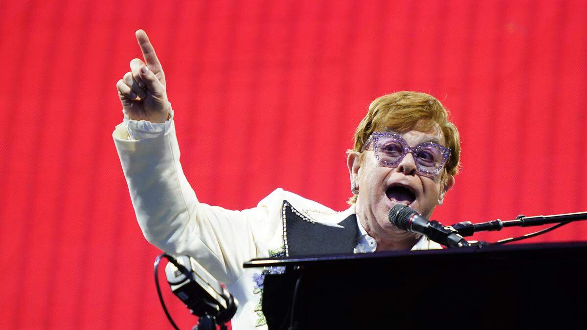 Singt in Washington: Sir Elton John