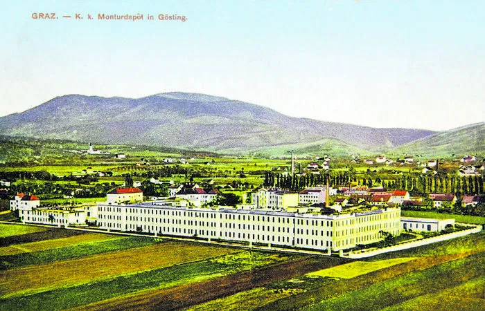 Das einstige K&K-Monturdepot Nr. 3 in Graz-Gösting ist der Ursprung der heutigen BULME