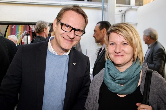 Auch Hartberg mit Bürgermeister Marcus Martschitsch stattete der Schwesterstadt einen Besuch ab.