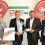 Peter Sükar und Josef Herk mit Gastgeber Ernst Knes (Stadtwerke Köflach) und Michael Klein (WKO)