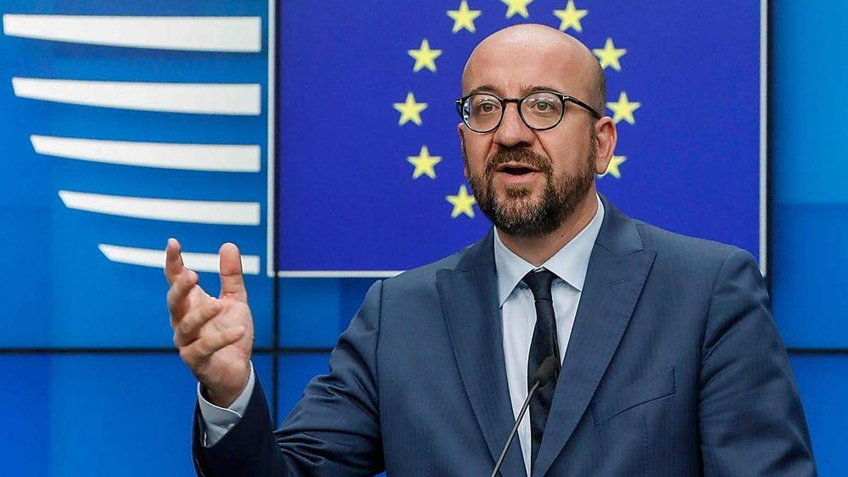 EU-Ratspräsident Charles Michel