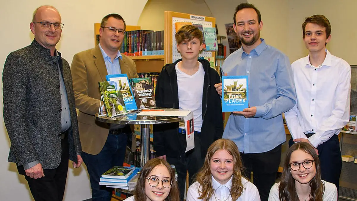 "Alte" Plätze und junge Klänge: Schüler der Musikschule St. Andrä umrahmten die Buchpräsentation