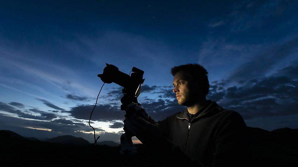 Astro-Fotograf Michael Kleinburger holt mit seinen Bildern ein Stück Himmel auf die Erde