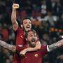 Die AS Roma jubelt - die Sensation ist perfekt, die Römer eliminierten den FC Barcelona 