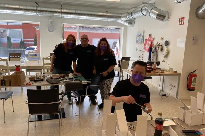 Im offenen Werkstättenbereich des Cafés werden auch Workshops stattfinden