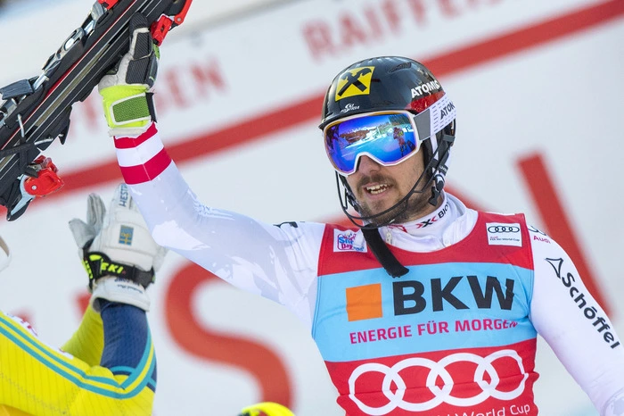 siegte beim Slalom in Wengen - zum ersten Mal.