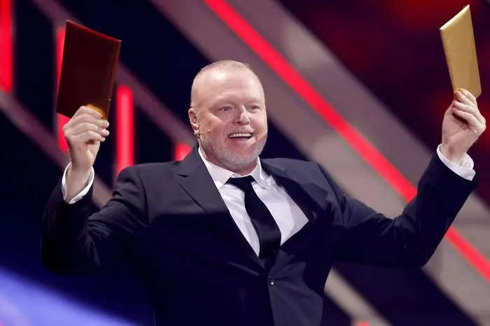 Entertainer Stefan Raab bei der 18. Staffel der RTL-Tanzshow Lets Dance im Coloneum. Köln, 14.03.2025 NRW Deutschland Copyright: xChristophxHardtx