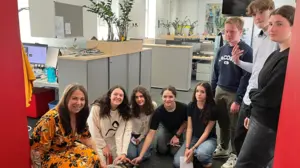 Schüler zu Besuch in der Redaktion der Kleinen Zeitung