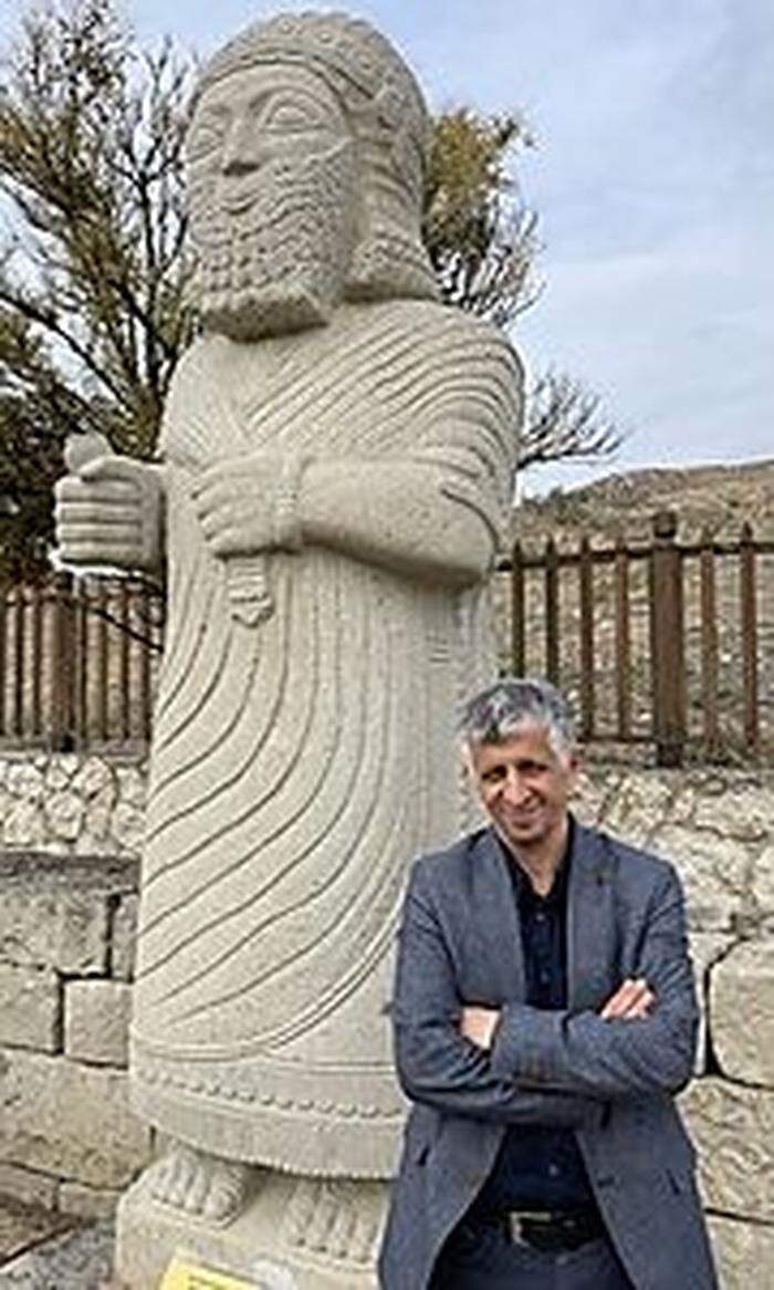 Guide Korkmaz ist auf das Weltkulturerbe Arslantepe stolz