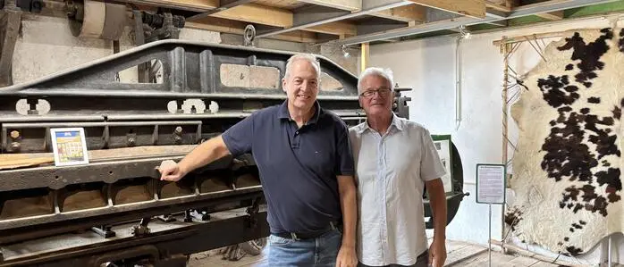 Schriftführer Andreas Krug und Obmann Alexander Hammer stecken viel Arbeit in das Gerbereimuseum Eisenerz