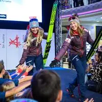 Biathletin Anna Gandler und Langlauf-Ass Teresa Stadlober