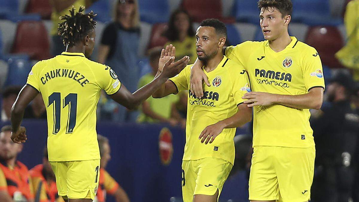 Villarreal jubelte in einem spektakulären Spiel gegen Lech Posen über einen Sieg.