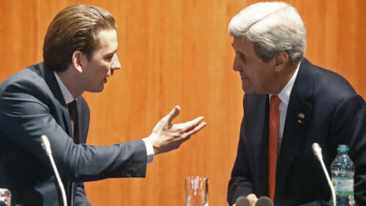 Sebastian Kurz im Gespräch John Kerry