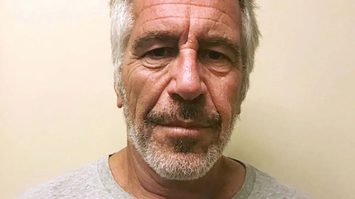 Jeffrey Epstein auf einem Polizeifoto