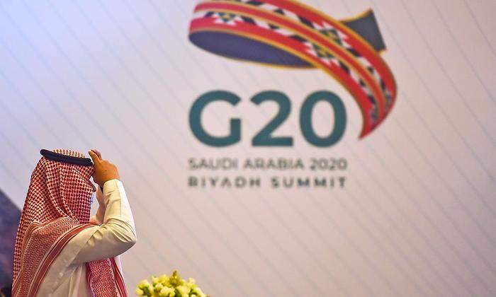 Palmen, Sand und Sonne: statt Luxus-Aufenthalt in Riad müssen die G20 für ihren Gipfel nicht einmal ihre Büros verlassen