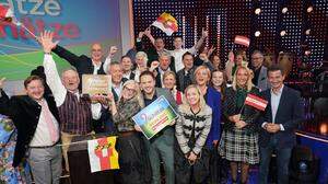 Jubel bei den Siegern der Fernsehshow | Das Siegerteam aus Kärnten in Wien