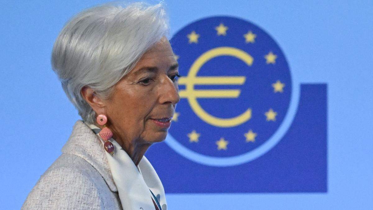 Christine Lagarde, Präsidentin der Europäischen Zentralbank (EZB): leise Hoffnung