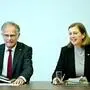 Finanzminister Markus Marterbauer (SPÖ) und Staatssekretärin Barbara Eibinger-Miedl (ÖVP) 