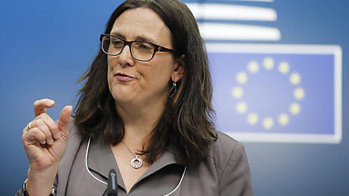 EU-Handelskommissarin Malmström