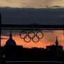 Die Olympischen Ringe in London 2012
