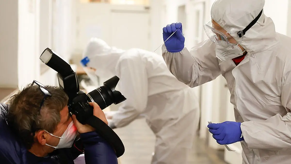 Testaufnahme im Landhaus