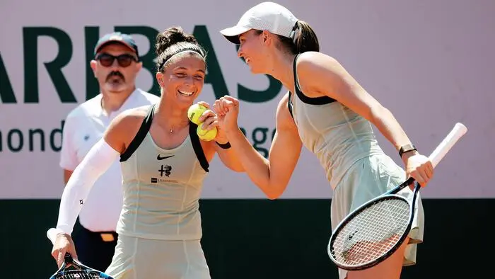 Sara Errani (links) und Lilli Tagger