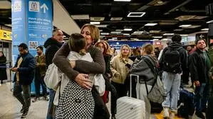 Jubel und Freude bei den Heimkehrern, sie wurden sehnlichst erwartet