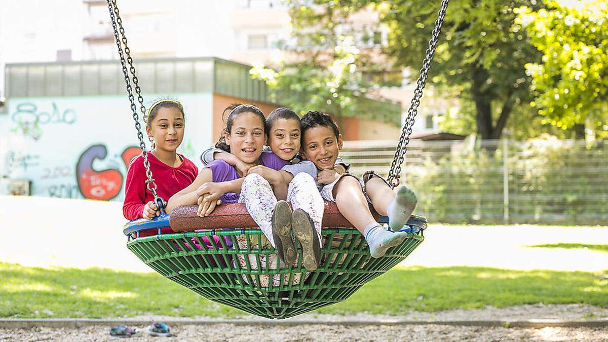 Ein neues Konzept in Graz soll Kindern (und auch Erwachsenen) mehr Lebensqualität im öffentlichen Raum verschaffen	