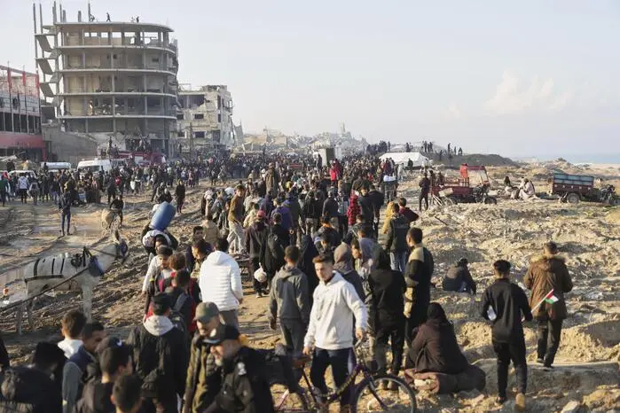 Weite Teile des Gaza-Streifens sind durch die Bombenangriffe des israelischen Militärs zerstört worden