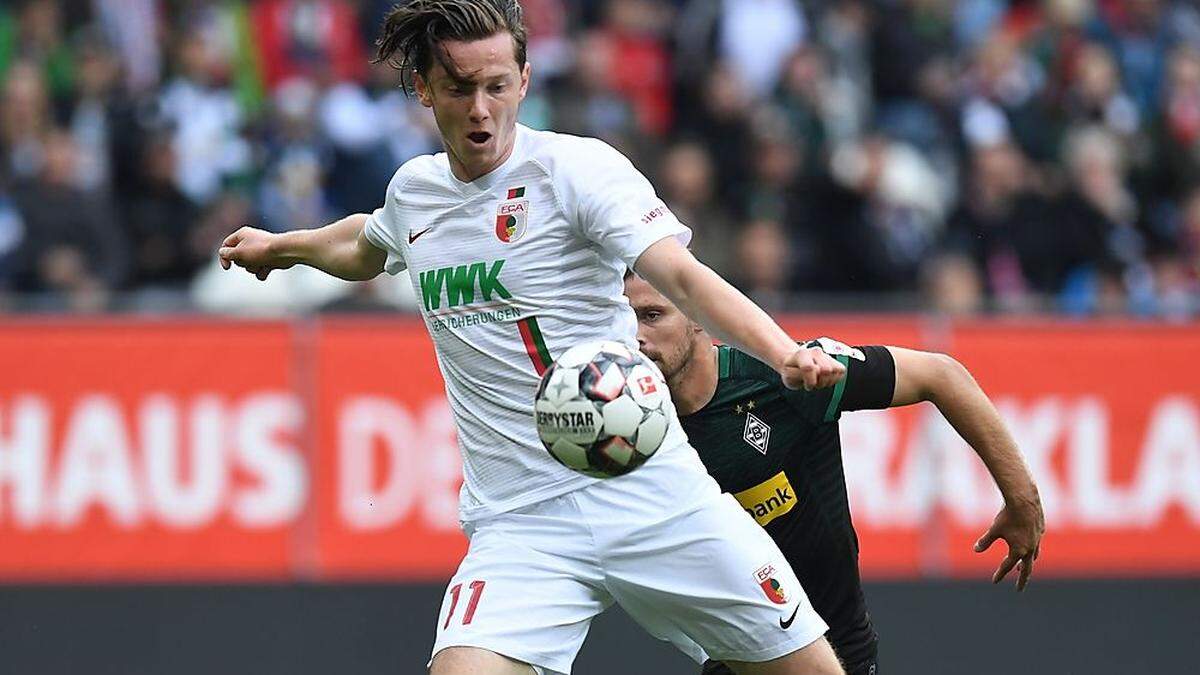 Michael Gregoritsch traf für Augsburg 