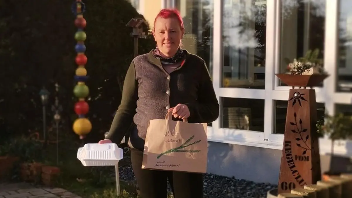 Wirtin Birgit Heinisch um Kulmberghof tischt im Lockdown auf