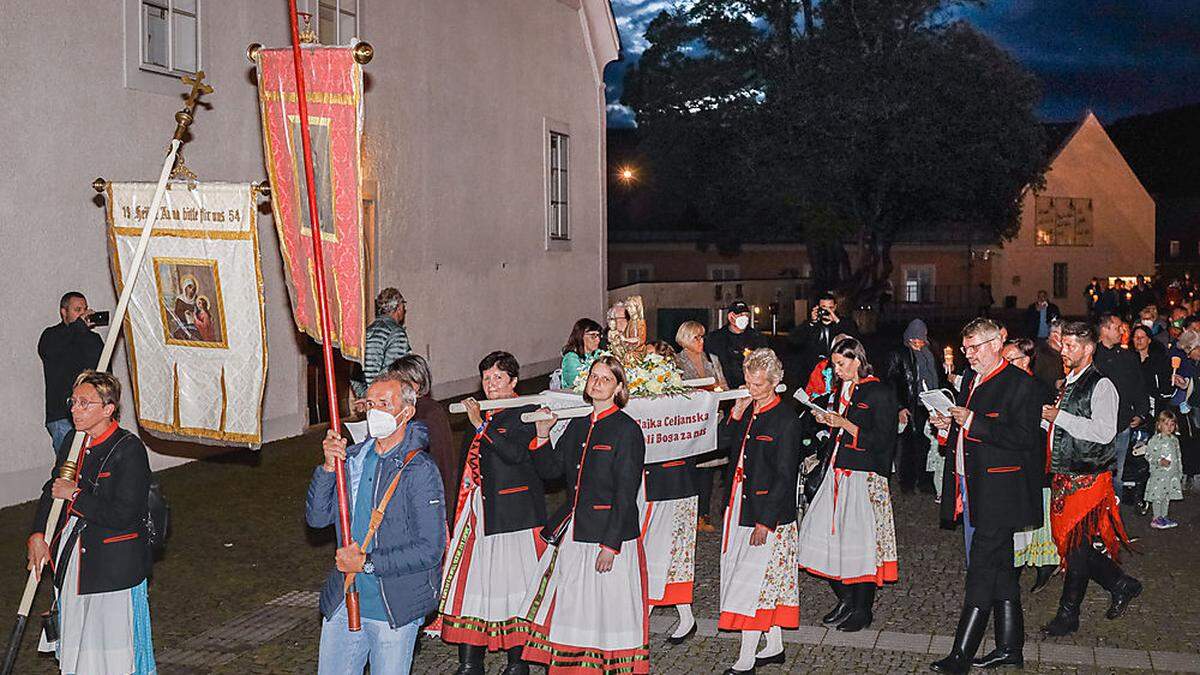 Die Kroatenwallfahrt lockte zahlreiche burgenländische Pilger nach Mariazell.