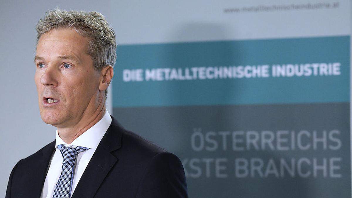 Christian Knill, Obmann der Metalltechnischen Industrie in der Wirtschaftskammer