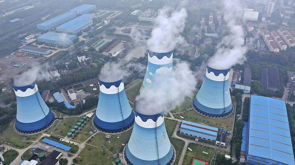 Ein Kohlekraftwerk in China