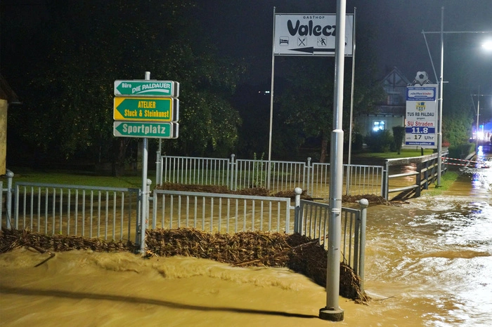 Hochwasser in Paldau