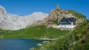 Die Wolayersee-Hütte ist ein beliebtes Ausflugs- und Übernachtungsziel
