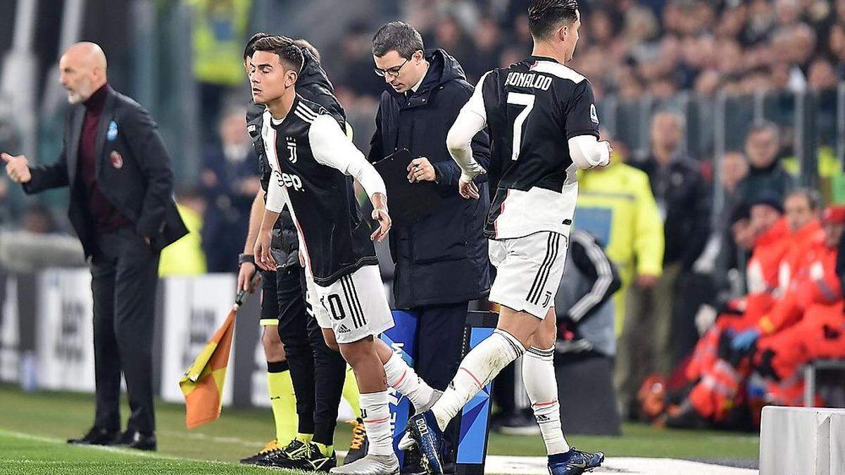 Cristiano Ronaldo musste für Paulo Dybala Platz machen - das schmeckte dem Portugiesen nicht