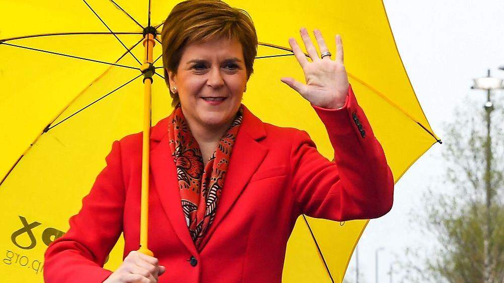 SNP-Chefin Nicola Sturgeon konnte mit ihrer Partei die Regionalwahl klar gewinnen