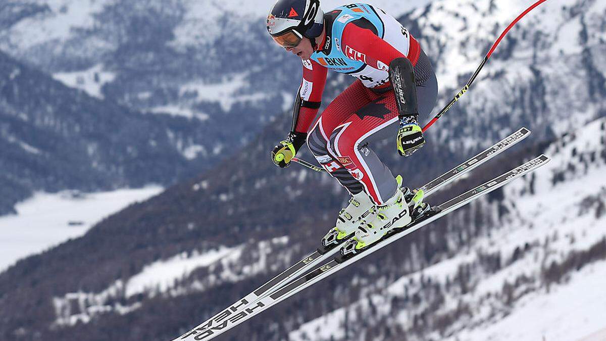 Erik Guay bei seiner Goldfahrt