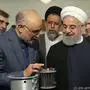 (FILES) In this file handout photo taken on April 09, 2019 by the Iranian presidential office, Iranian President Hassan Rouhani (2nd L) listens to the head of Iran's nuclear technology organisation Ali Akbar Salehi (R) during the "nuclear technology day" in Tehran. - Iran's President Hassan Rouhani on September 4, 2019 ordered all limits on nuclear research and development to be lifted, the country's third step in scaling down its commitments to a 2015 deal with world powers. (Photo by HO / Iranian Presidency / AFP) / === RESTRICTED TO EDITORIAL USE - MANDATORY CREDIT "AFP PHOTO / HO / IRANIAN PRESIDENCY" - NO MARKETING NO ADVERTISING CAMPAIGNS - DISTRIBUTED AS A SERVICE TO CLIENTS ===