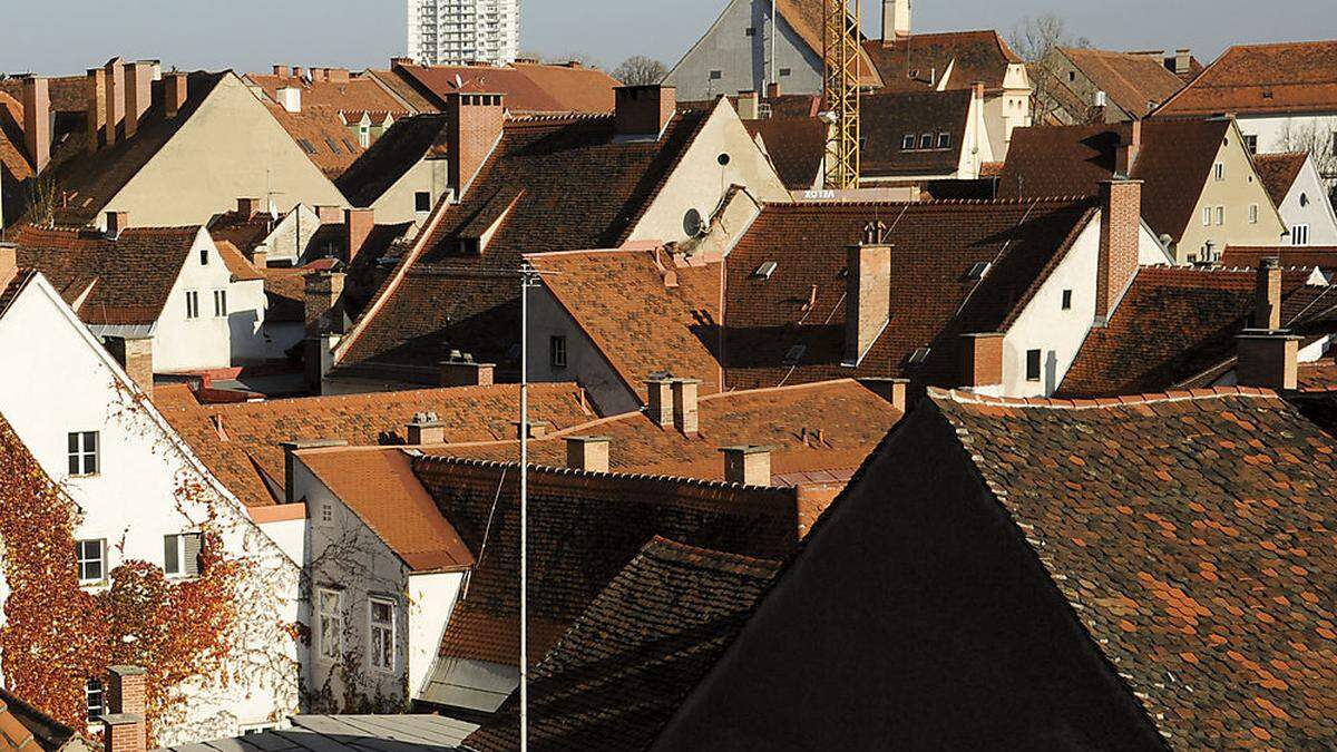 Der Absturz passierte in der Brandhofgasse in Graz-St. Leonhard